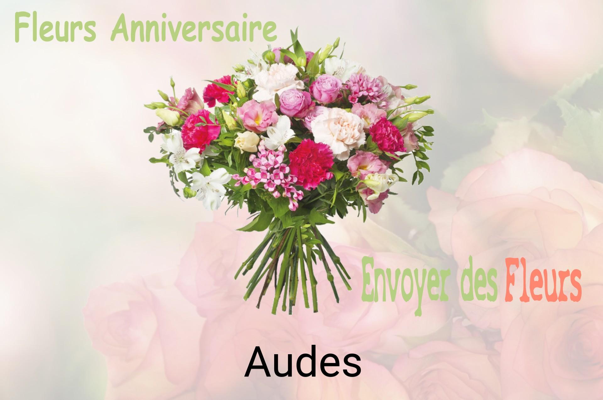 Bouquet de fleurs d’anniversaire livré à Audes